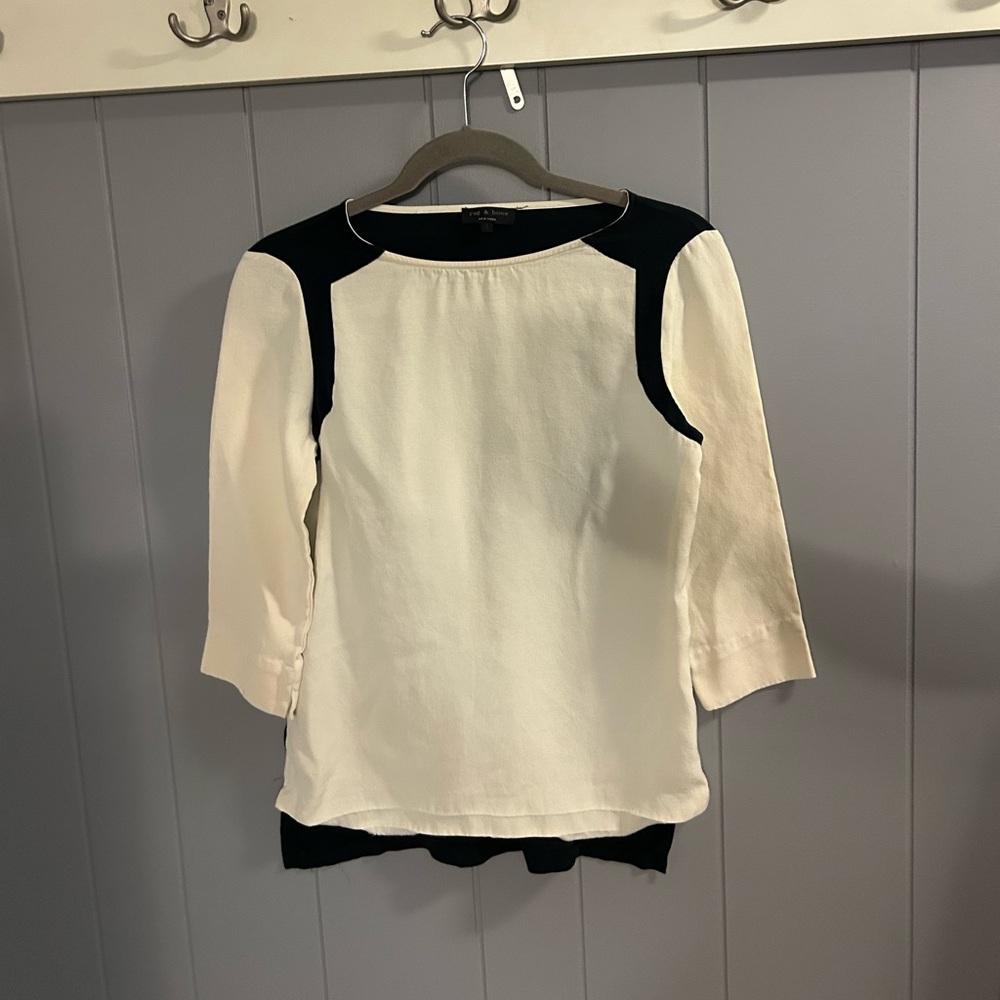 rag and bone silk blouse